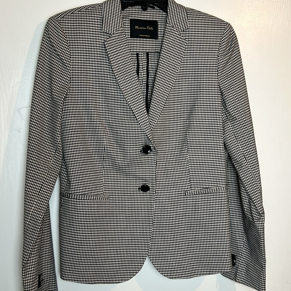 Massimo Dutti houndstooth Blazer 8